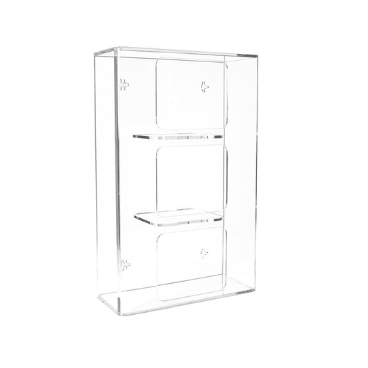 TrippNT 54148 Triple Side Loading Glove Box Holder Clear Acrylic Full View
