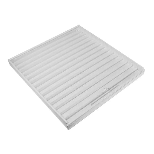TrippNT 51001 — primary hero, white PVC HPLC 15-column tray with dual-sliding clear acrylic lid — 15 individual column slots, 51409 cabinet compatible