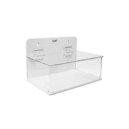 TrippNT 51042 Small Lab Box with Lid White PVC Clear Acrylic Full View