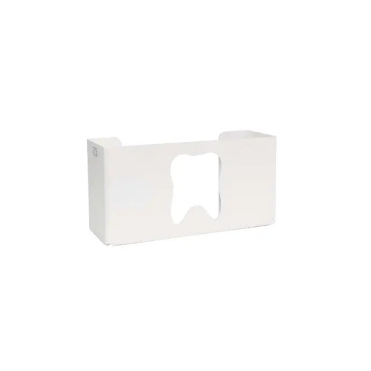 TrippNT 51053 Priced Right Single Tooth Glove Box Dispenser - White Styrene Tooth Profile Front View