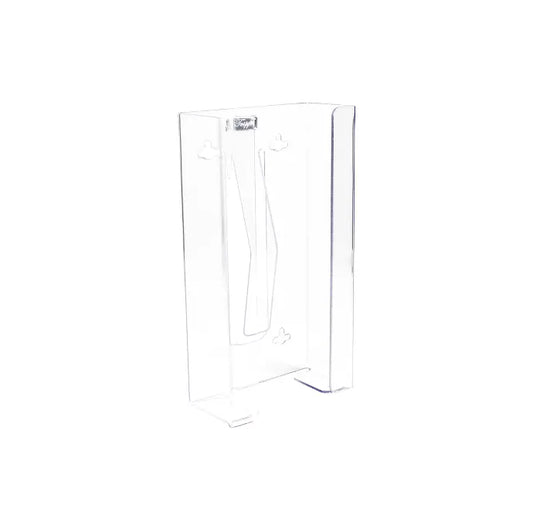 TrippNT 51211 — primary hero, small PETG tissue box holder — clear shatterproof PETG shallow 2.625-inch depth for compact tissue boxes