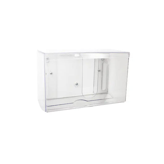 TrippNT 51353 Wide Single Dual Dispensing Paper Towel Holder Lid Clear PETG View
