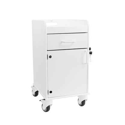 TrippNT 53405 Bedside Cart, White drawer