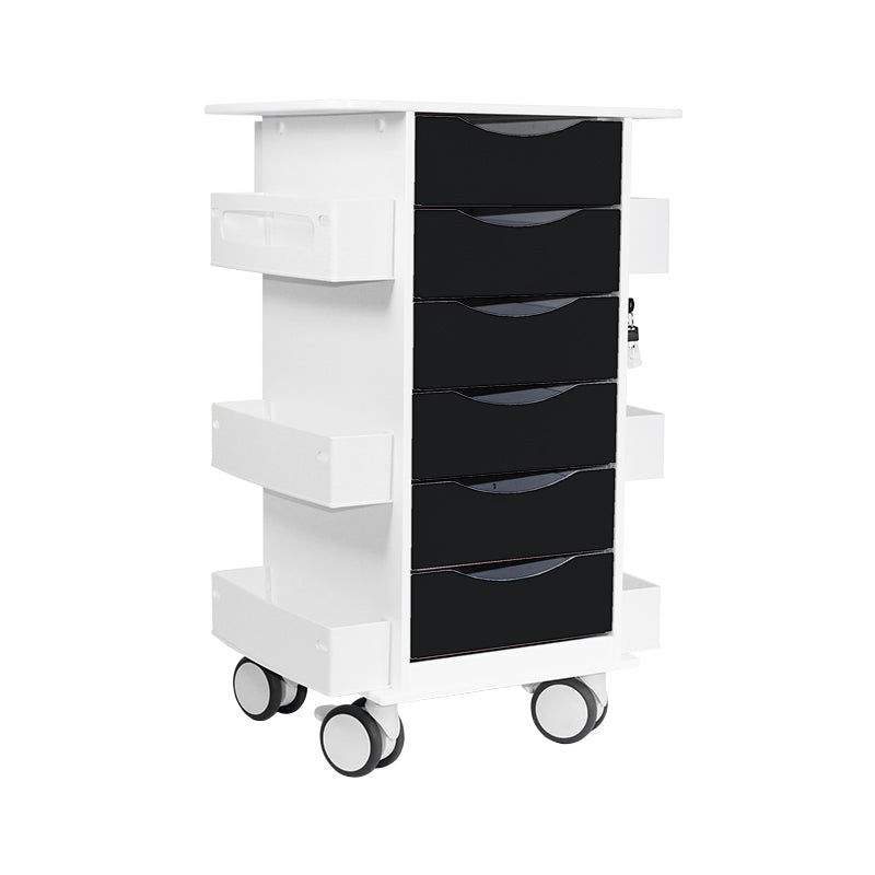Core 6D Clinical Carts, Six-Drawer HDPE — 6 Colors, 1/Cart | TrippNT