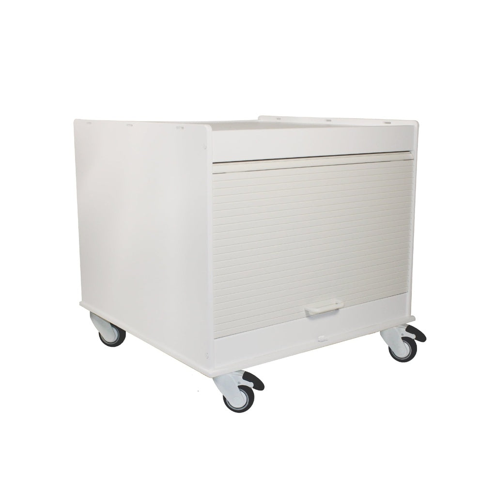 HDPE Equipment Carts, Tambour Door & Low-Profile Tray — 14 Configurations (18x24 to 30x30), Each | TrippNT