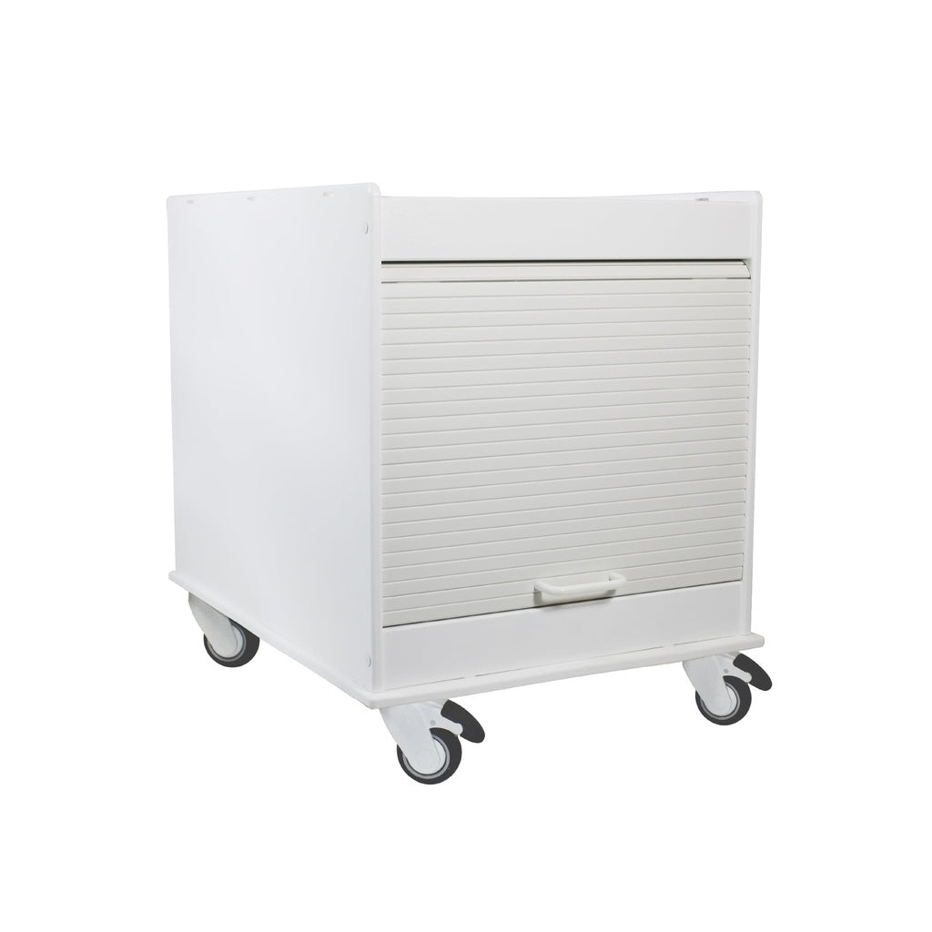 HDPE Equipment Carts, Tambour Door & Low-Profile Tray — 14 Configurations (18x24 to 30x30), Each | TrippNT