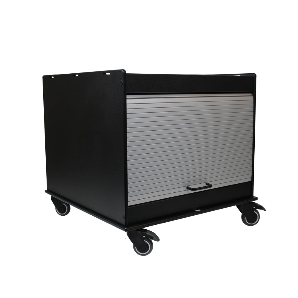 HDPE Equipment Carts, Tambour Door & Low-Profile Tray — 14 Configurations (18x24 to 30x30), Each | TrippNT