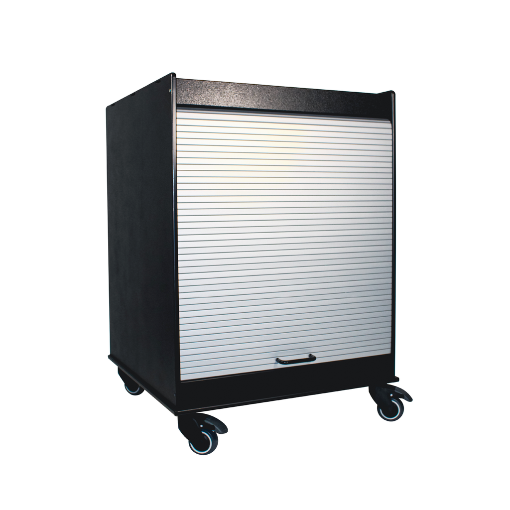HDPE Equipment Carts, Tambour Door & Low-Profile Tray — 14 Configurations (18x24 to 30x30), Each | TrippNT