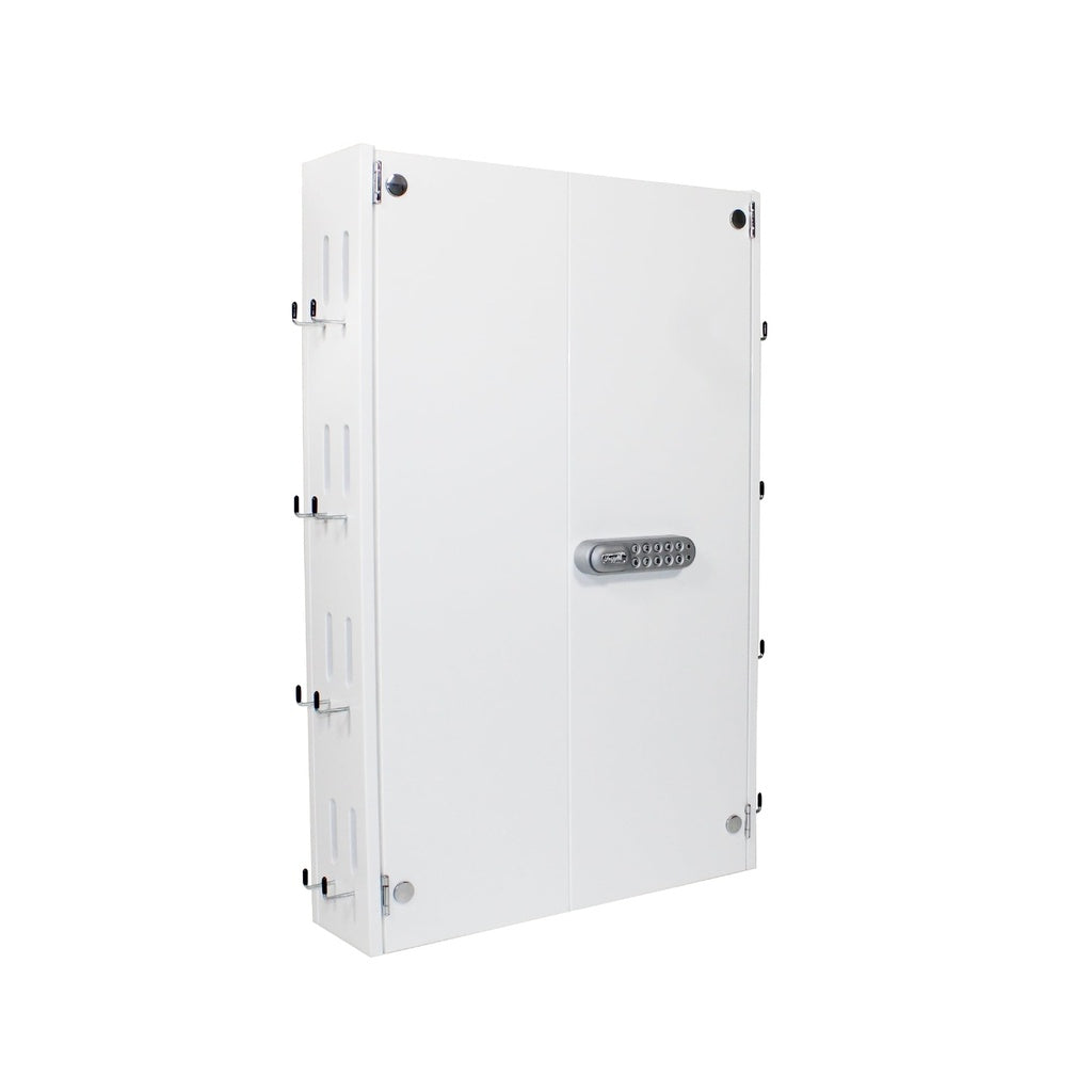 TrippNT 53920 Telemetry Transmitter Storage Cabinet White HDPE Full Front View