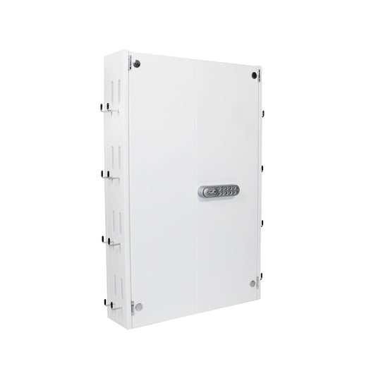 TrippNT 53920 Telemetry Transmitter Storage Cabinet White HDPE Full Front View