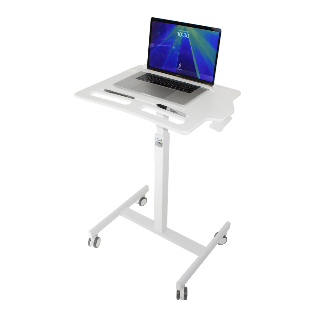 TrippNT 53981 Height Adjustable Companion Cart HDPE Desktop Full View
