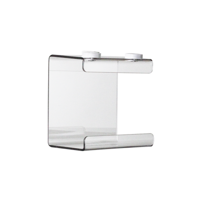 TrippNT 54012 — primary hero, small kimwipe holder magnet undermount — clear polycarbonate 1-bin under-shelf dispenser for KC 34155