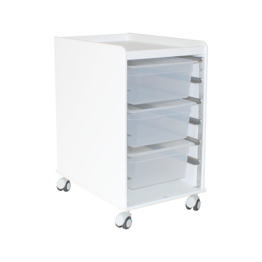 LabFlow Hood Cart with Polycarbonate & Polypropylene Trays — 6 Tray Configurations, 1 Cart Bundle/Each | TrippNT