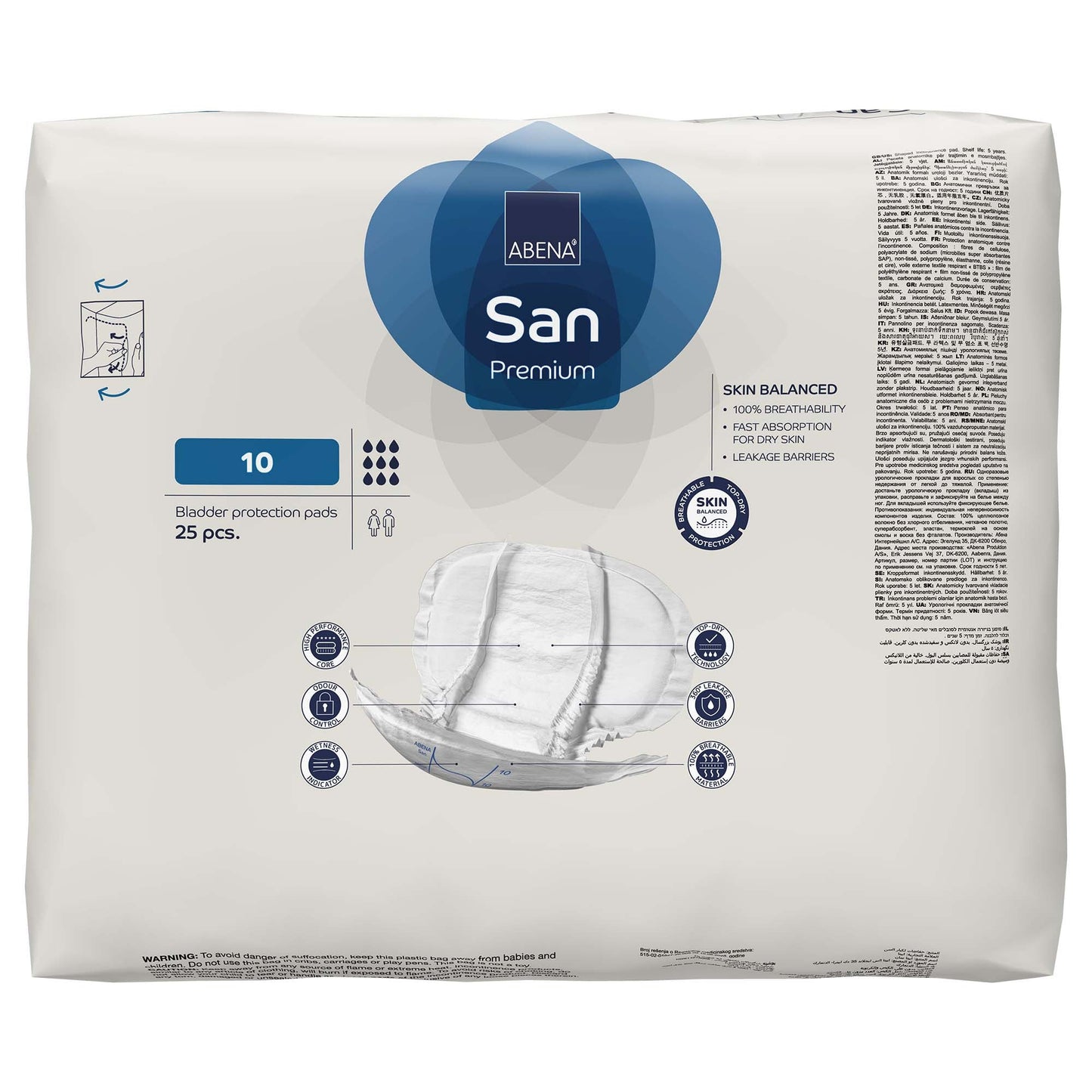 Abena® San 10 Premium Bladder Protection Pads