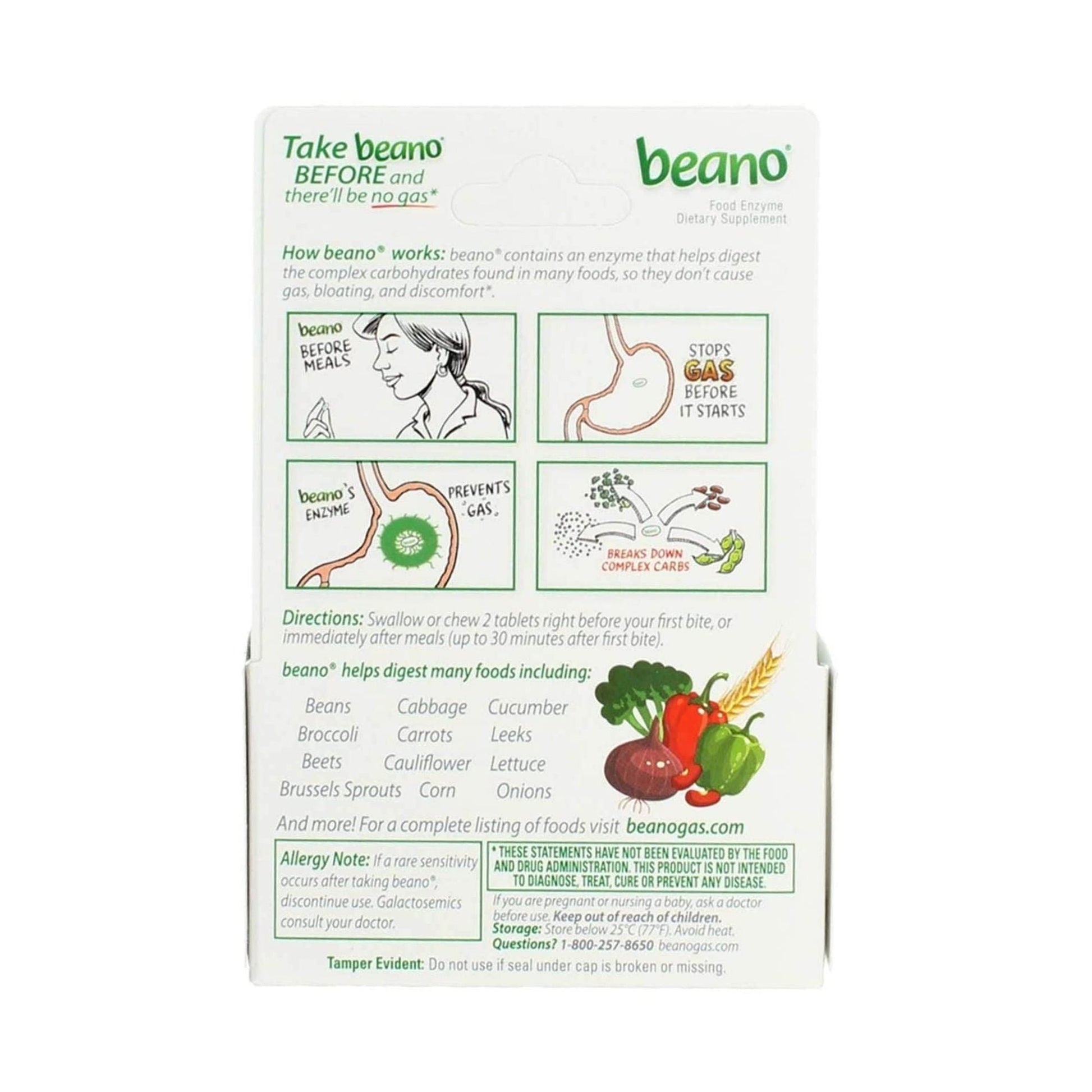 Beano® Food Enzyme Tablets, Extra Strength