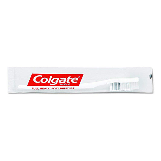 Colgate® White Toothbrush, Full Head, Soft Bristles