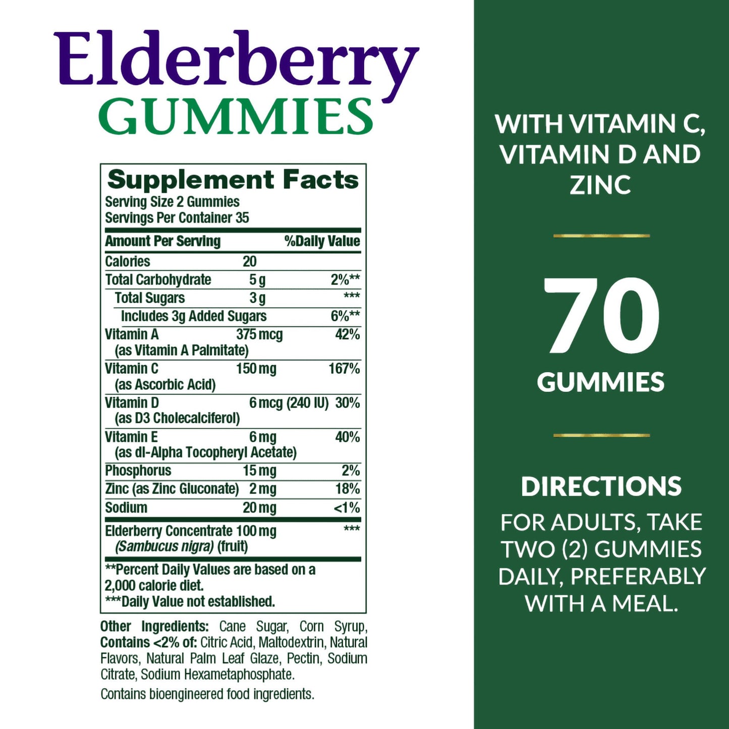 Nature's Bounty Elderberry Gummies