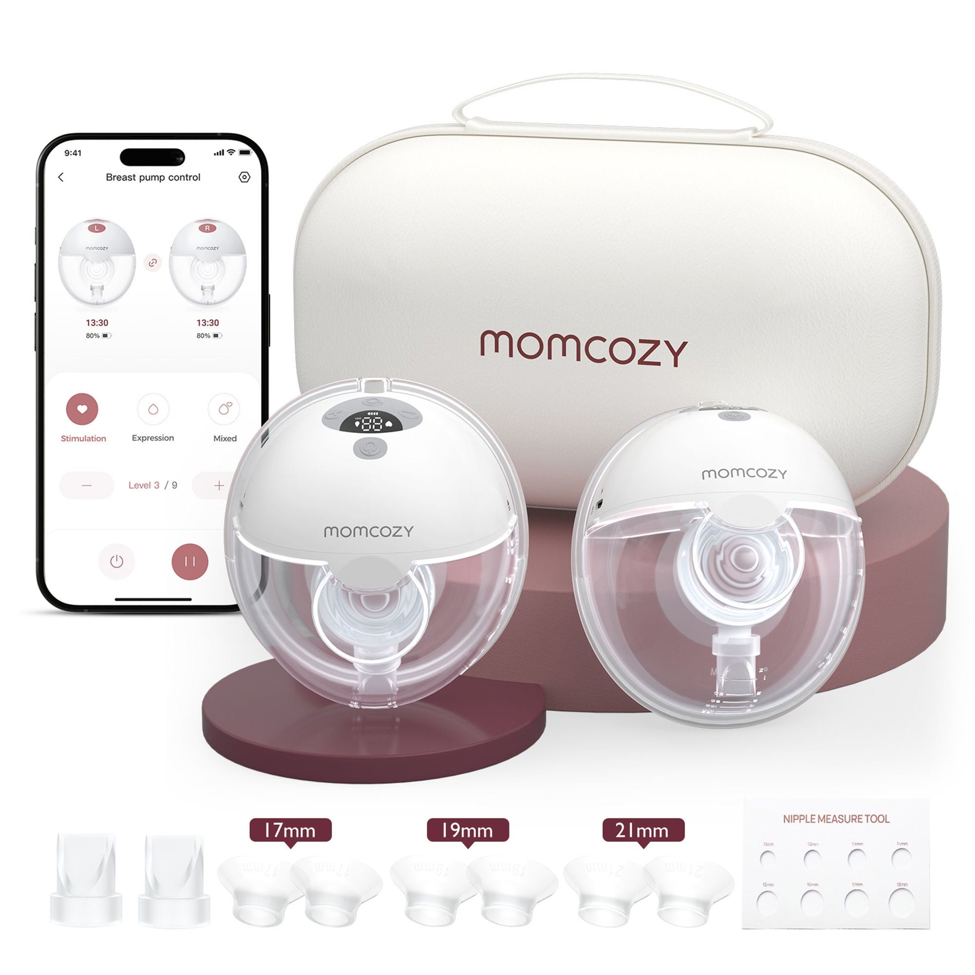 Momcozy M5 Smart Hands Free Double Electric Breast Pump