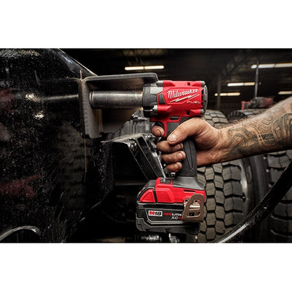 Milwaukee M18 FUEL 3/8" Compact Impact Wrench w/ Friction Ring Bare Tool 2854-20 | 3/8 in Square Drive, M18 Battery