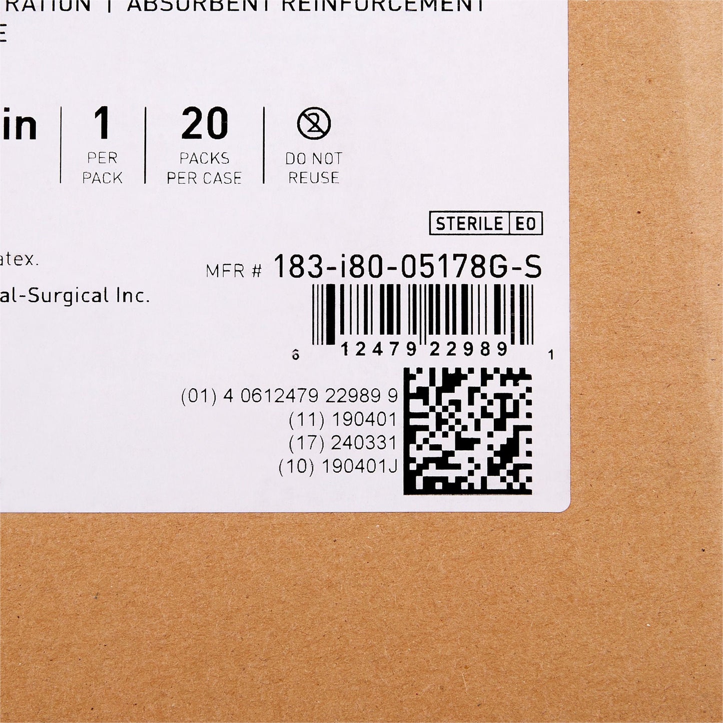 McKesson Sterile Minor Procedure Drape