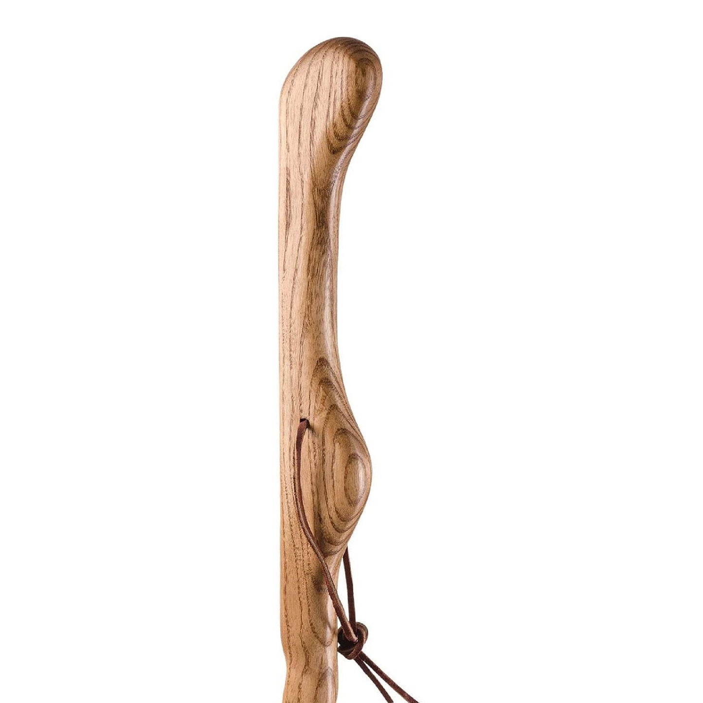 Brazos™ Twisted Oak Hitchhiker Handcrafted Walking Stick, 58-Inch, Tan