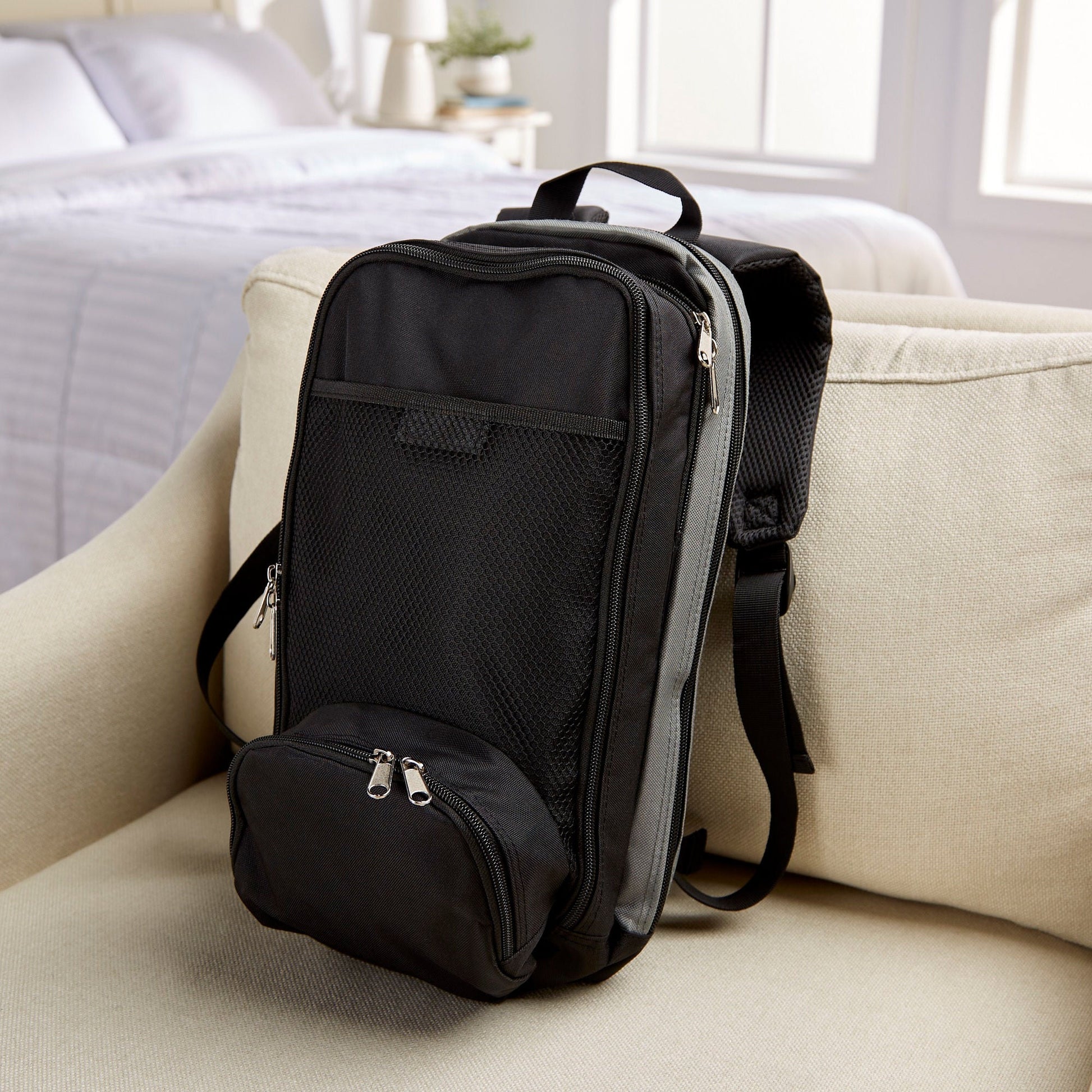 McKesson Feeding Pump Backpack for Two Bags, Kangaroo™ Dual Flush System