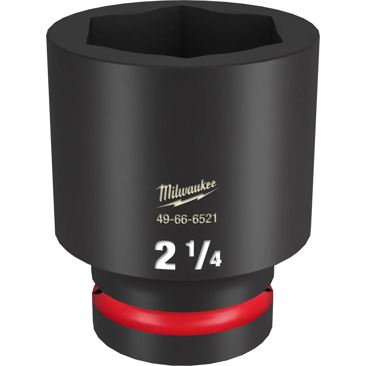 Milwaukee SHOCKWAVE Impact Duty 1" Drive 2-1/4" Deep 6 Point Socket 49-66-6521