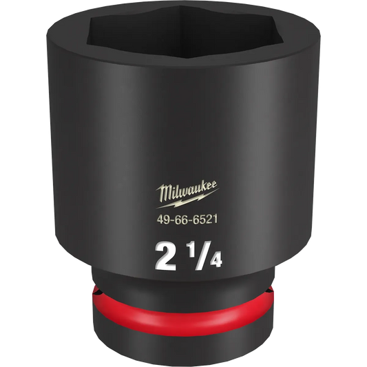 Milwaukee SHOCKWAVE Impact Duty 1" Drive 2-1/4" Deep 6 Point Socket 49-66-6521