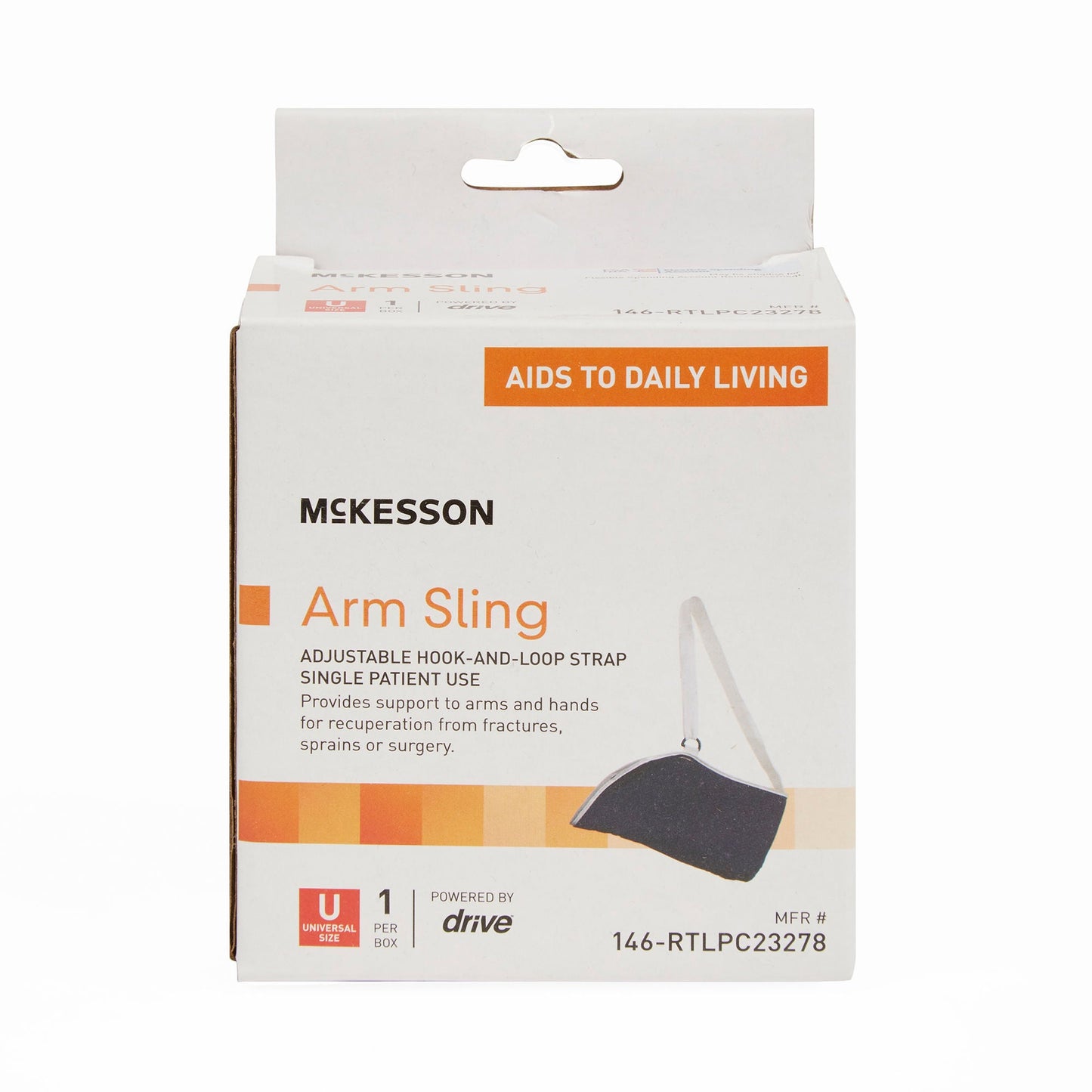 McKesson Universal Blue Cotton / Polyester Arm Sling
