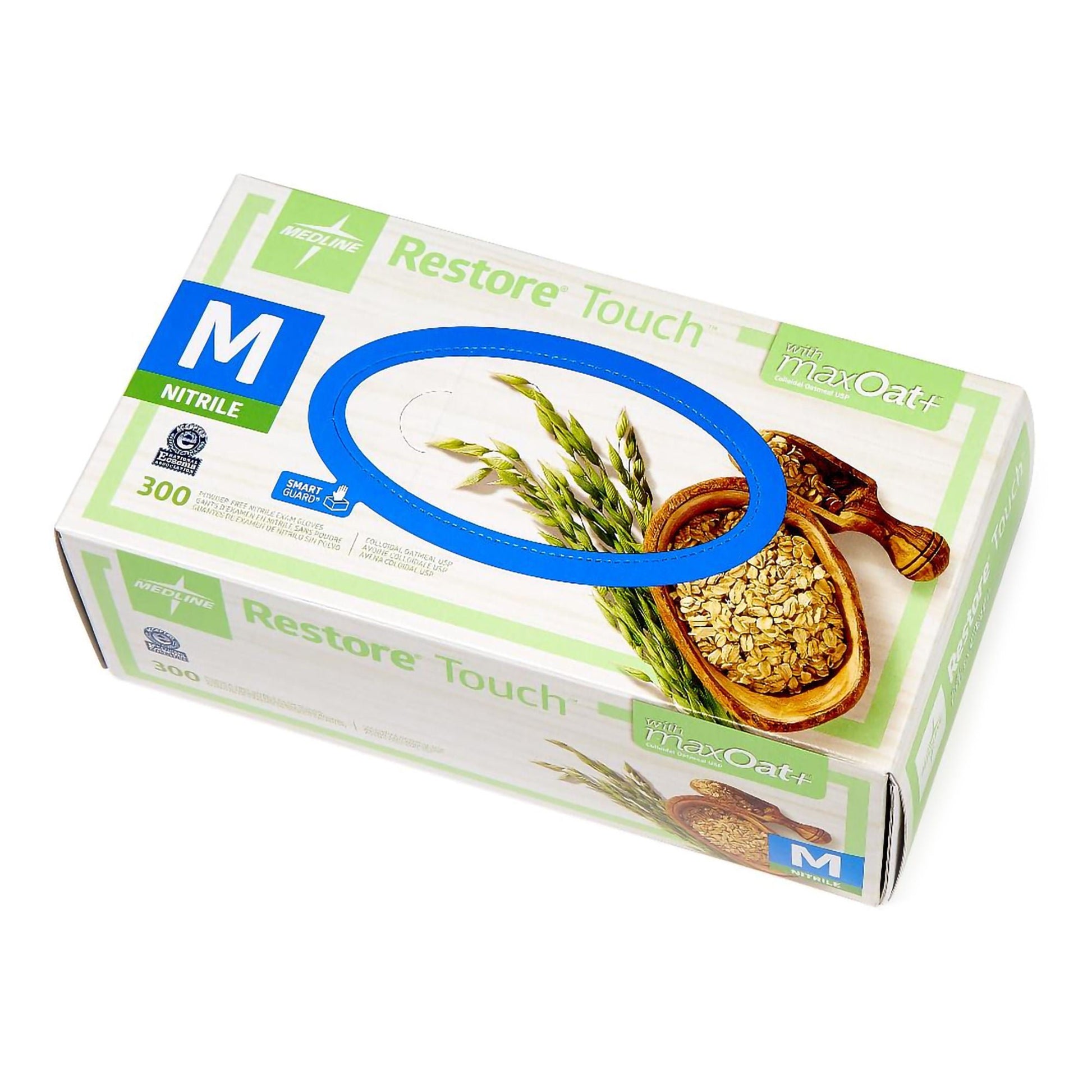 Restore® Touch Nitrile Exam Gloves, Green - view 3