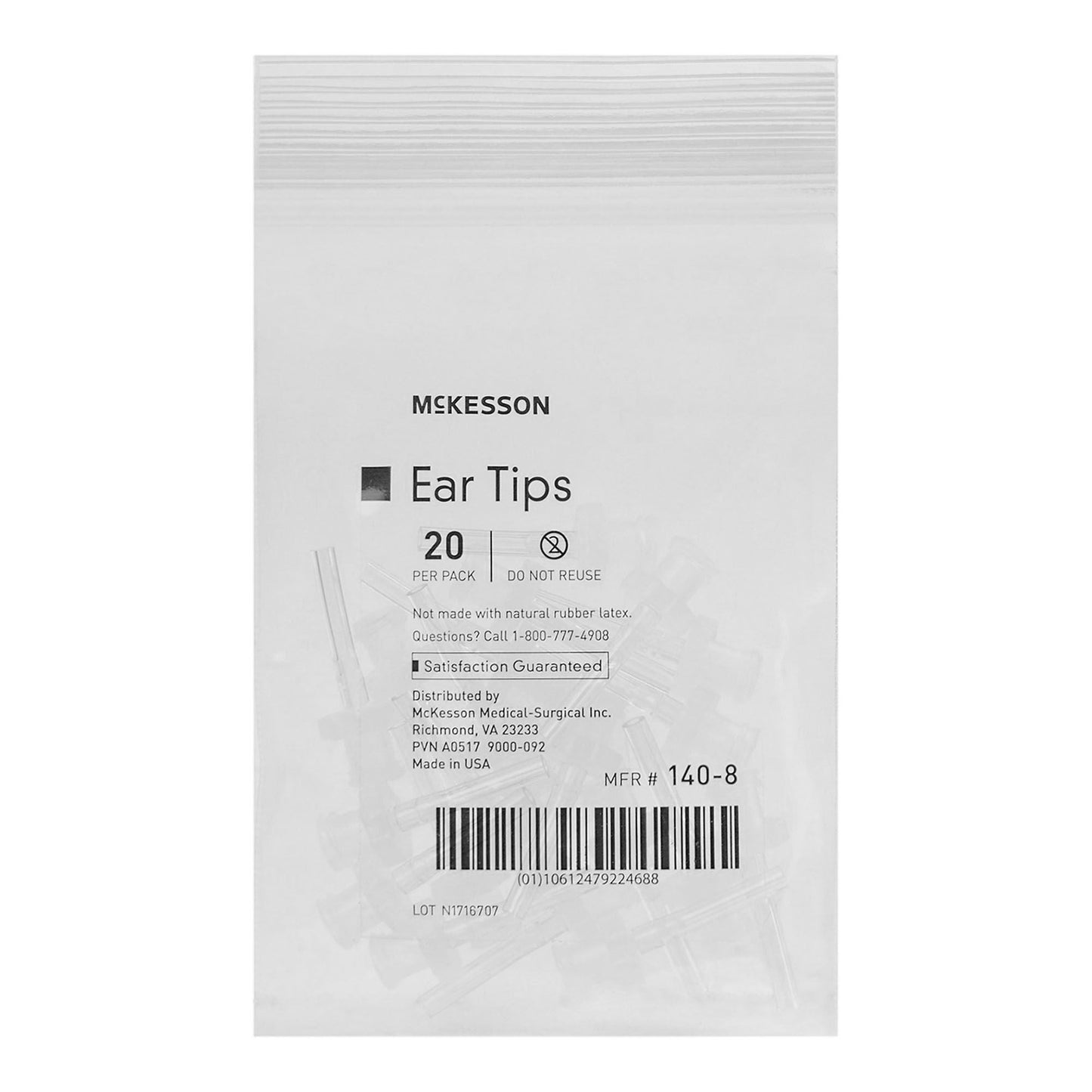 McKesson Ear Wash System Kit Spray Bottle with Flexible Tube and 23 Ear Tips