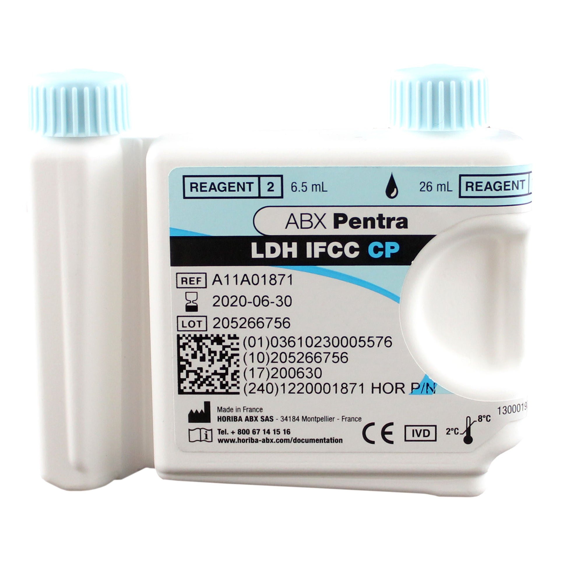 ABX Pentra General Chemistry Reagent Lactate Dehydrogenase (LDH) For ABX Pentra 400 Clinical Chemistry Analyzer 125 Tests