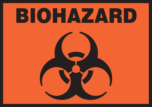 Accuform Signs Biohazard Pre-Printed Label