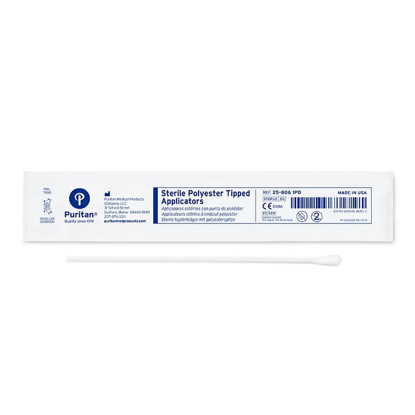 Puritan® Swabstick, 6-Inch Length