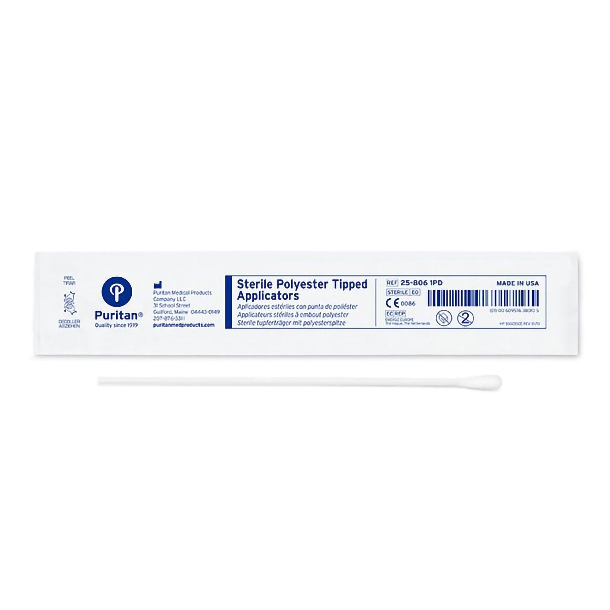 Puritan® Swabstick, 6-Inch Length