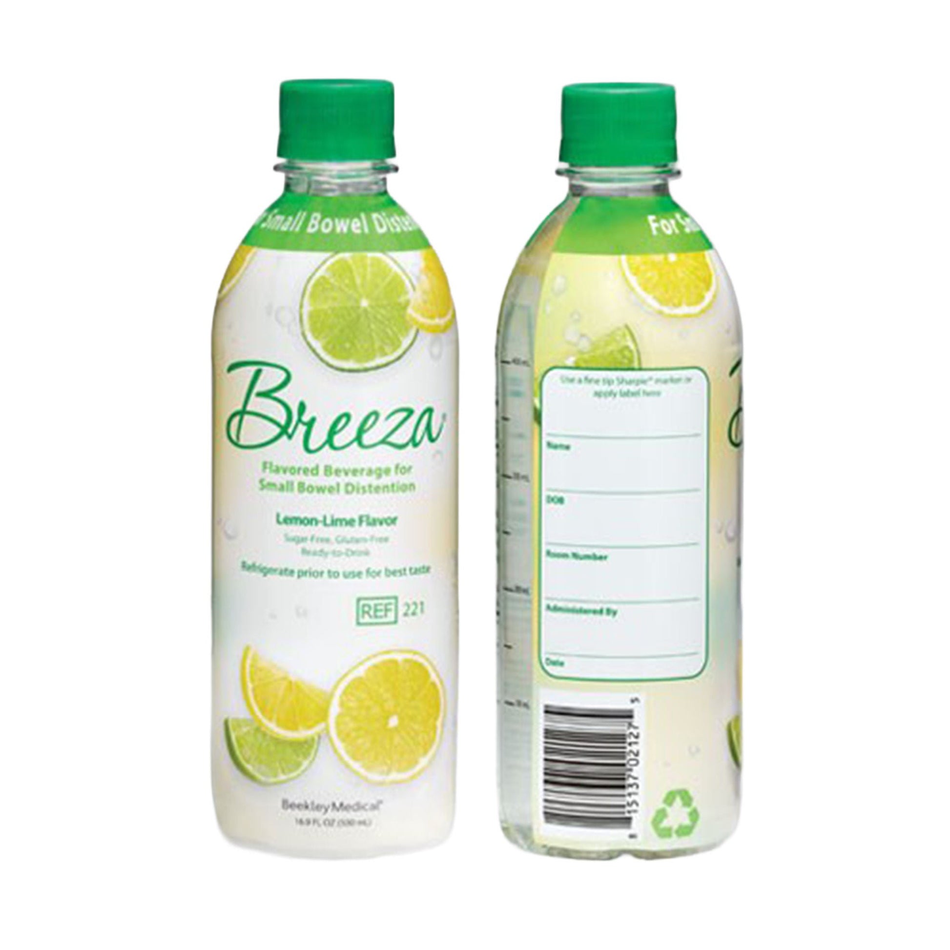 Breeze Flavored Beverage for Small Bowel Distention, Lemon-Lime, Ready-to-Drink