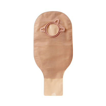 New Image™ 18122 Beige Colostomy Pouch, Pre-cut to Fit Stomas, Green Match