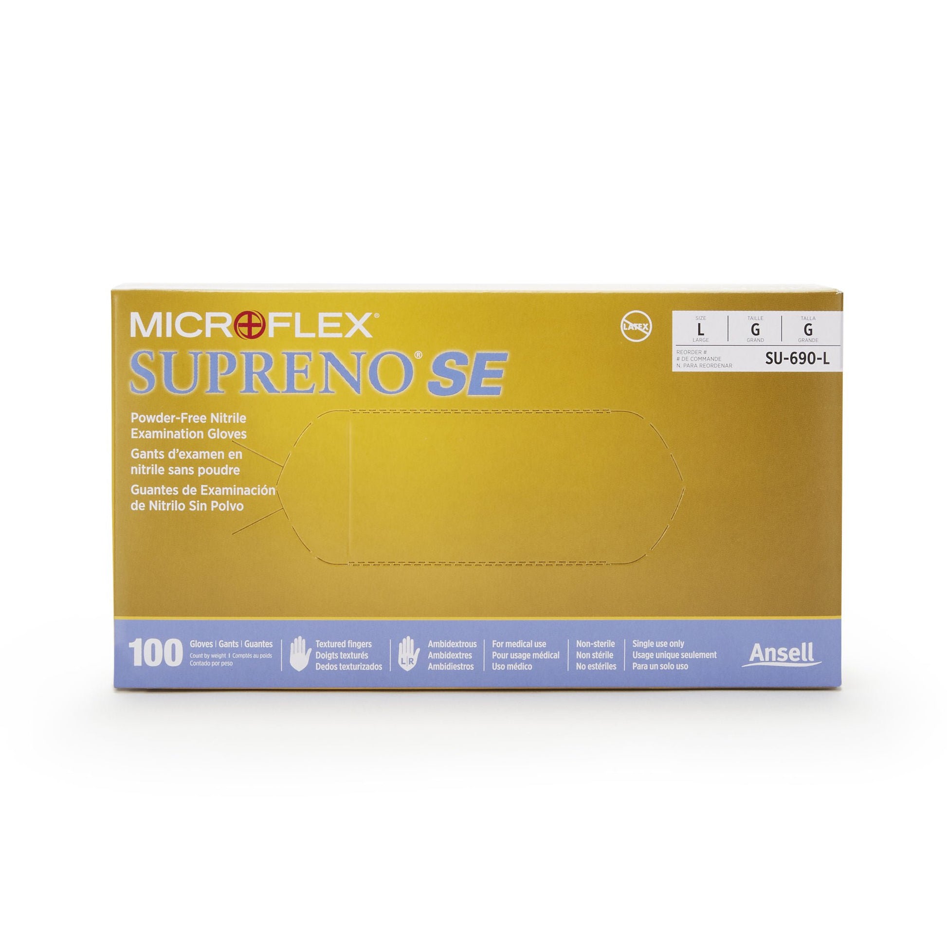 Supreno® SE Nitrile Exam Gloves, Blue - view 5