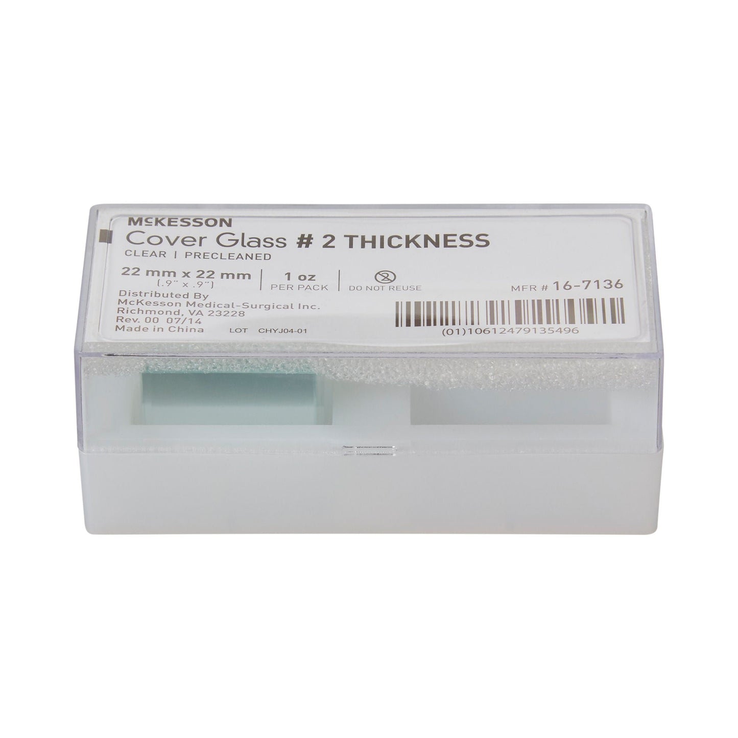McKesson No. 2 Thickness Cover Glass