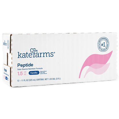 Kate Farms® Peptide 1.5 Vanilla Sole-Source Nutrition Formula, carton