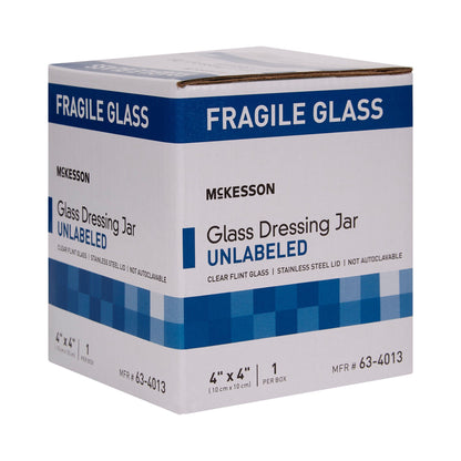 McKesson Glass Unlabeled Sundry Jar