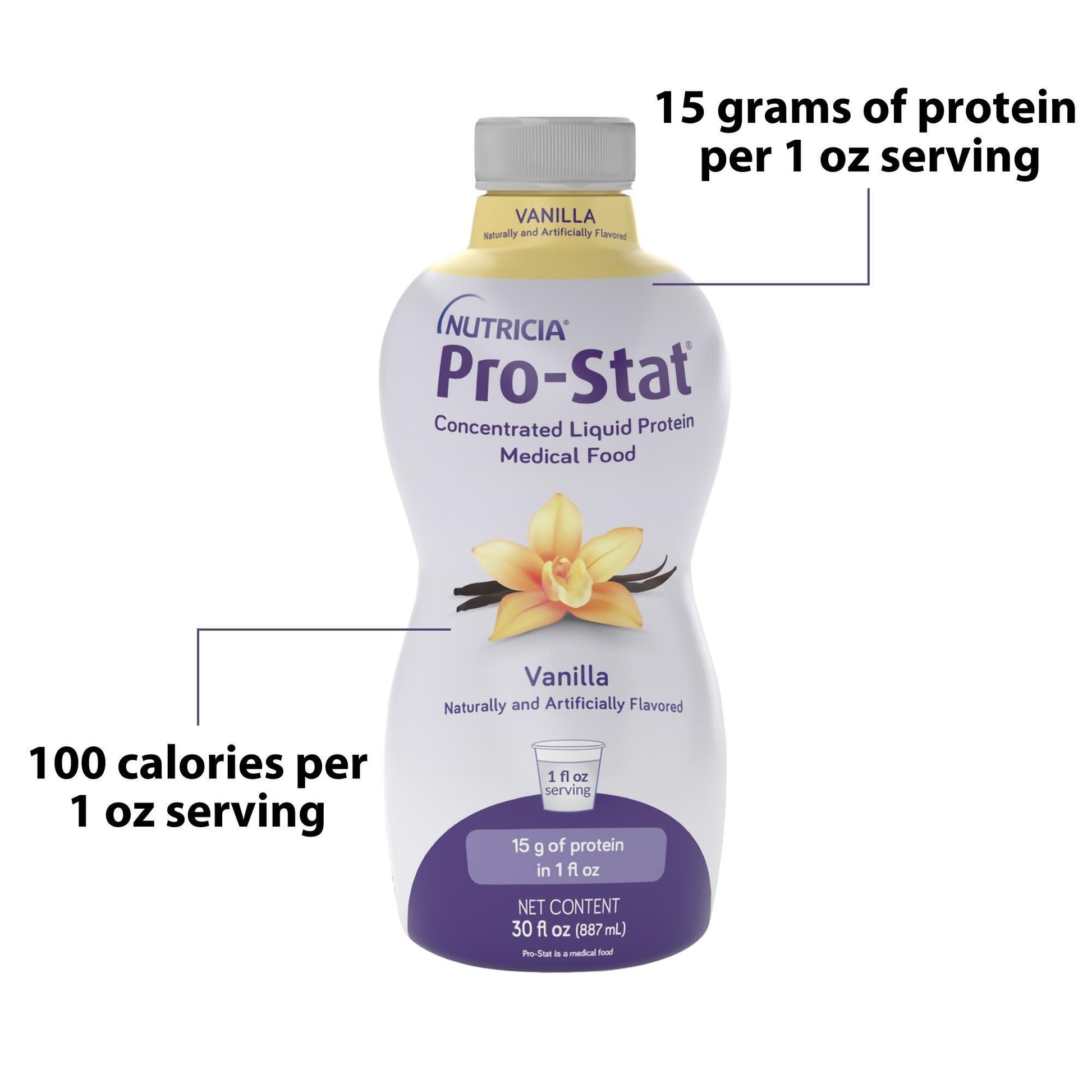 Pro-Stat® Vanilla Concentrated Liquid Protein Medical Food, bottle