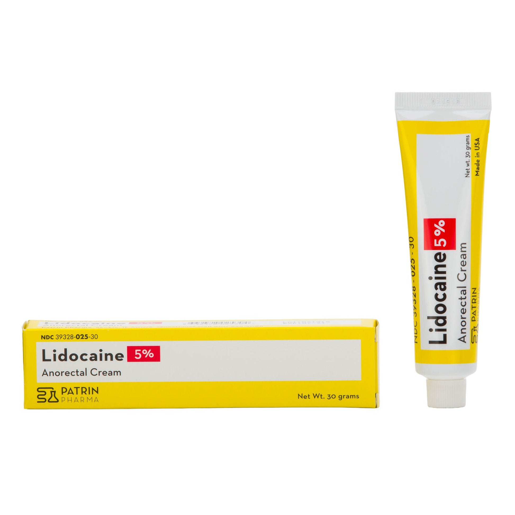 Topical Pain Relief 5% Strength Lidocaine HCl Cream 30 Gram