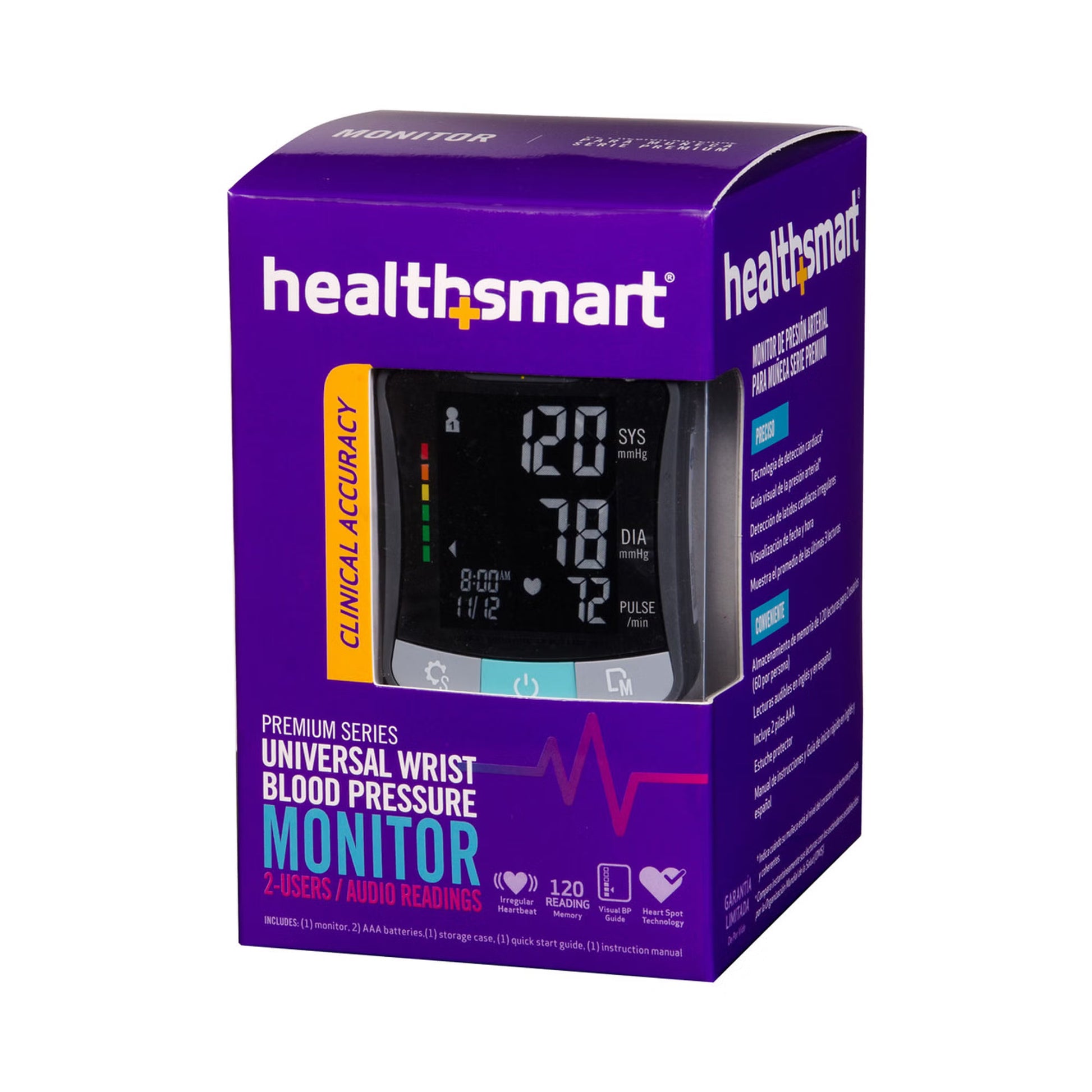 Mabis® Blood Pressure Monitor, Digital, Wrist Unit