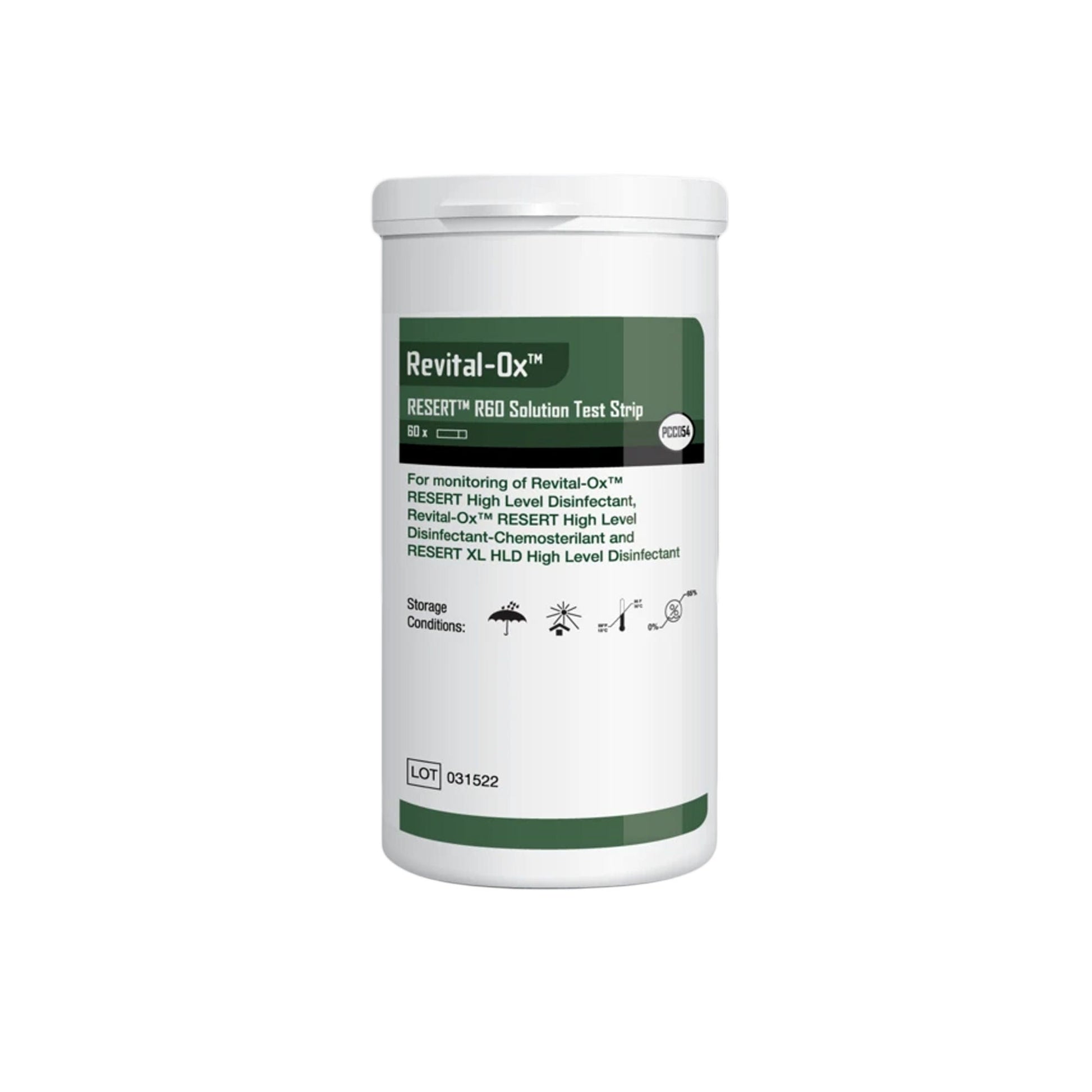 Revital-Ox® RESERT® R60 Solution Test Strip – Bottle of 60