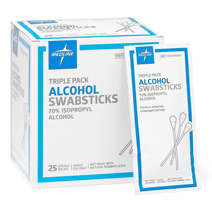 Impregnated Swabstick 70% Strength Isopropyl Alcohol Individual Packet