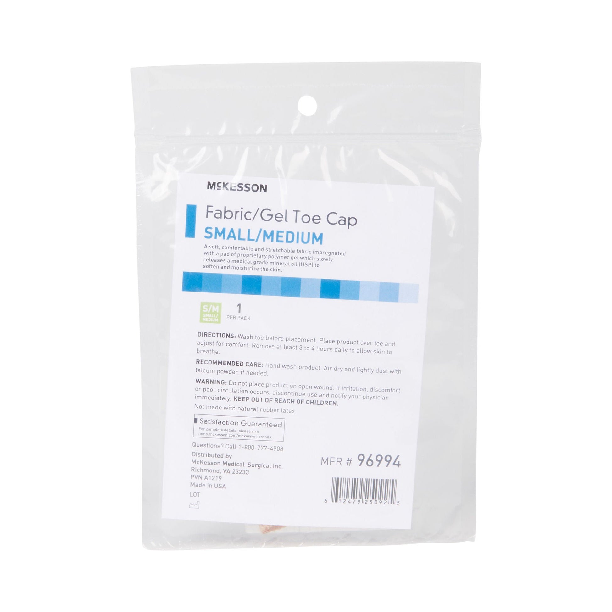 McKesson Toe Cap