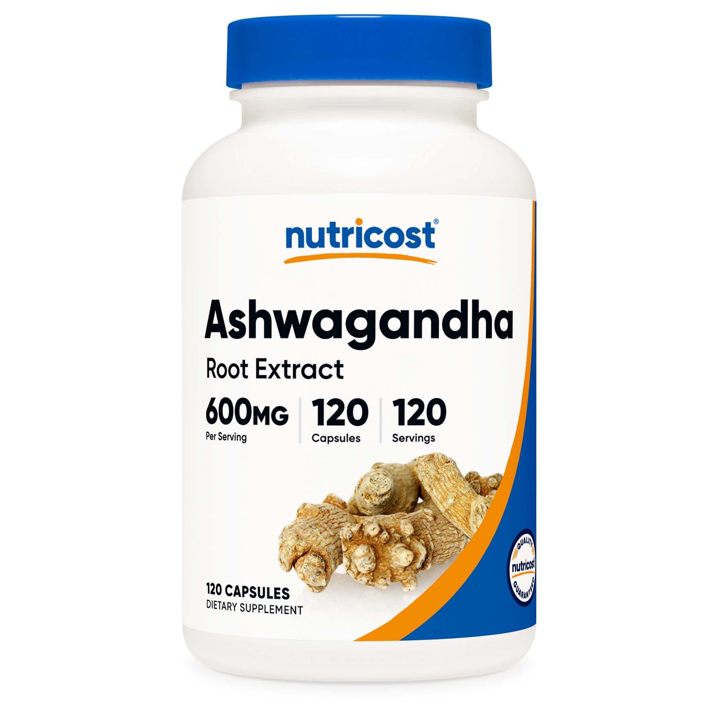 nutricost Dietary Supplement Ashwagandha Root 600 mg Strength Capsule