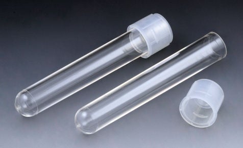 Test Tube Plain Dual Position Snap Cap Polystyrene Tube