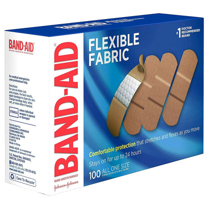 Band-Aid® Flexible Fabric Tan Adhesive Strip